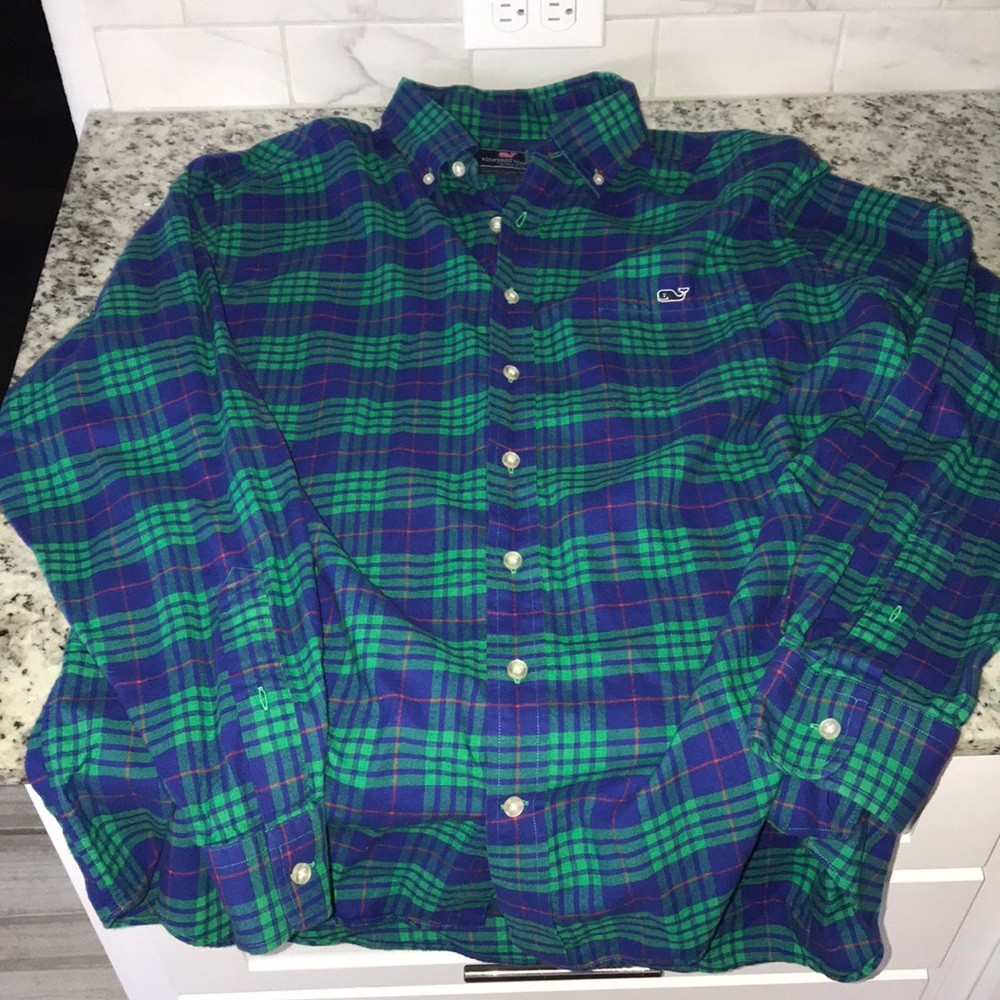 Vineyard Vines Slim Fit Tucker Flannel XL
